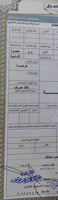 الرمادي • مجاور جامعة الانبار • ٢٥٠م