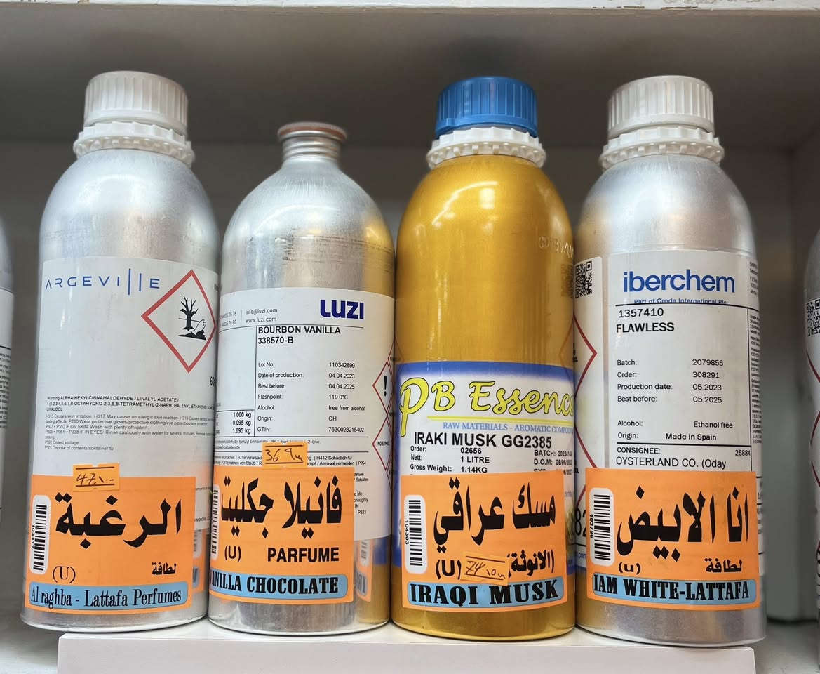 تتوفر  مجموعة واسعة ومتنوعة من عطور المركزة ومستلزماتها شركات عالمية بيبي أصانص الإنكليزية 🇬🇧 ابريشم الإسبانية 🇪🇸  وارجيفل فرنسية 🇫🇷 لوزي السويسرية 🇨🇭
للكميات حسب طلب (1 كيلو -500 غرام -250 غرام - 100 غرام -50 غرام )
العنوان :  الشورجة- شارع المطيبات- عمارة الدباس -السرداب 🏬
رابط قناتنا على تلي كرام (https://t.me/oudperf)
للحجز والاستفسار يرجى مراسلة الصفحة أو الاتصال واتساب ***********📲
يوجد - توصيل - كافة - محافظات - العراق 🚚🚗
##العراق #بغداد #اربيل #سليمانية #دهوك #ديالى #الموصل
#الانبار #كربلاء #النجف #بابل #واسط #العمارة #الديوانية
#البصرة #ذي_قار #الناصريه #صلاح_الدين #كركوك #ميسان #المثنى #نينوى
