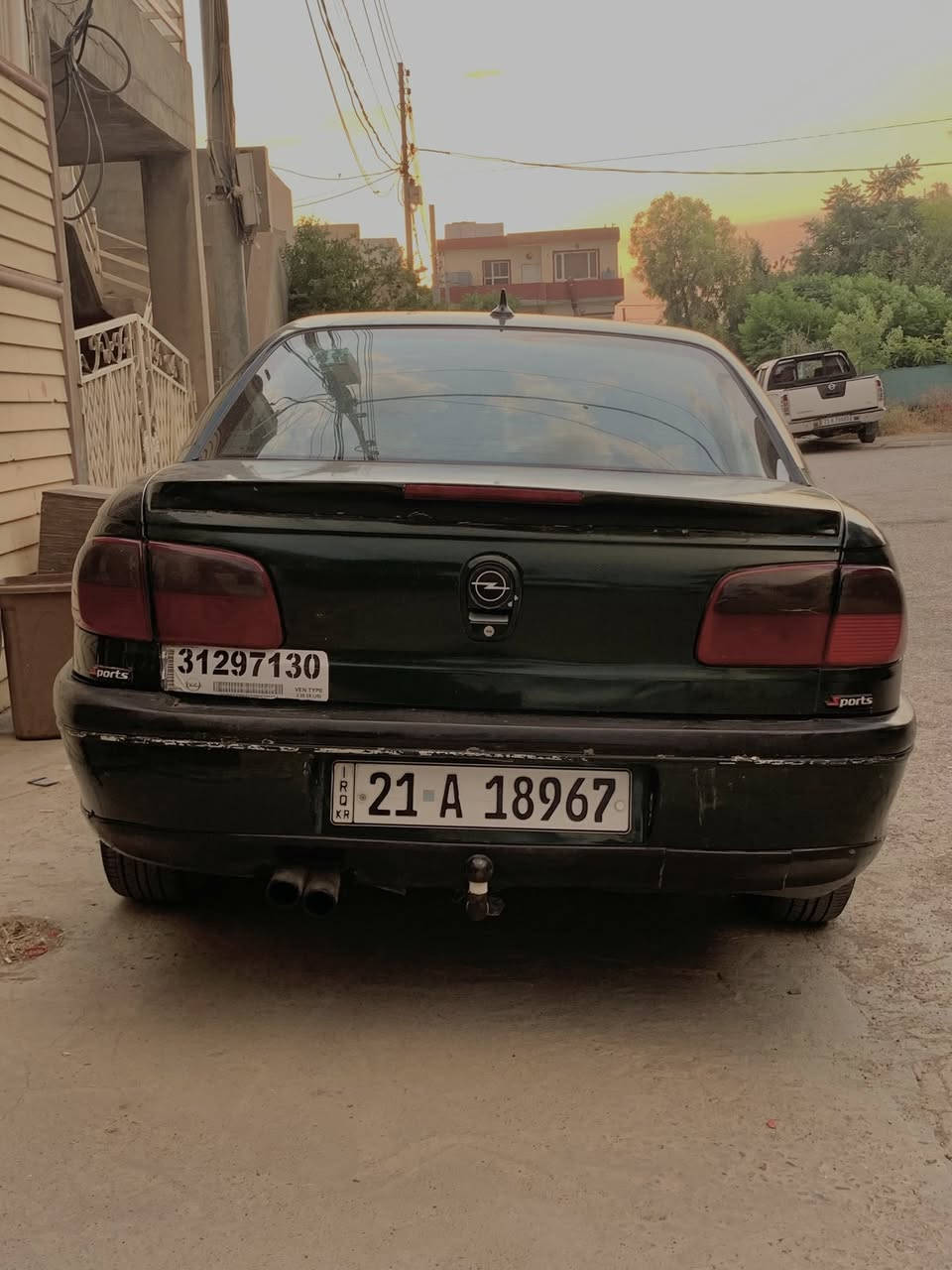 اوبل بزون 1996 
كير عادي محرك 20كبس جديد 
كير محرك حداديه كلشي بشرط بلپاكيت 
رقم سليمانيه جامات كهربائي كشنات كهربائيه مري كهربائيه
لايتات ليد شاشه ايباد كشنات جلد نطام ايكو نطام abs صبغ عام للجماليه بشرط جاكوج ملايح البدنه تايرات  نظيفه  تدفئه كلهن لمس موزعات كلهن بلاد مكان السياره سليمانيه سعر 55ورقه وبيها مجال  السياره باقيه نطيفه و بلاديه …رجاء المرشراي اترك كلمه طيبة❤️
ملاحظه السياره رقم هزه سنويه كلهن جدد
***********/***********
