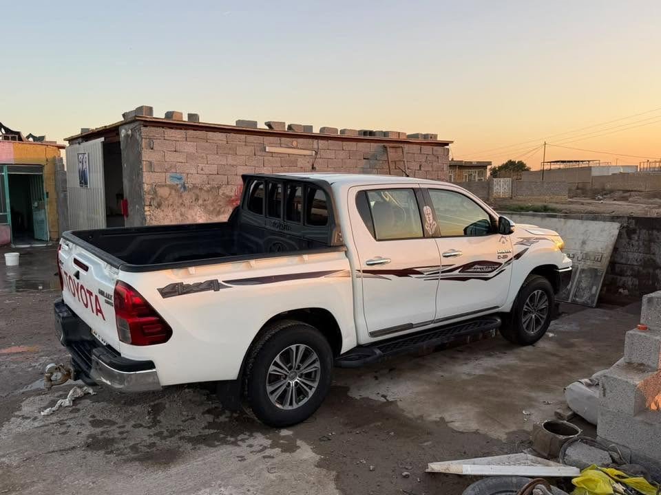 بيكم هايلوكس 4X4وتماتيك كاز سعودي
بصمه موديل 2020رقم ميسان دولي سنويه جديده بسمي ماشيه 190الف تبريد قطعتين سيارة مكفول ماعده رصعتين يتعدلن بارد محرك مجفت شرط كير مكفول تحكم ستيرن تخم تاير جديد حداديه جديده سعر 280ورقة وبيه مجال
مكان ذي قار 

‭***********‬
