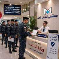 الضمان الصحي • منتسبي وزارة الداخلية • مستشفى المثنى الاهلي