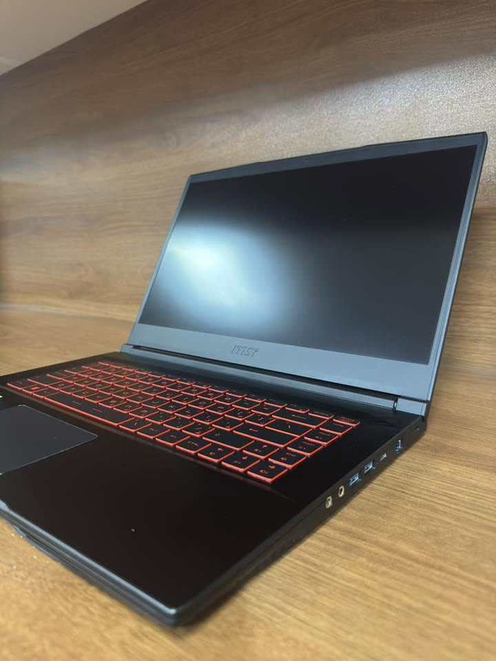 MSI Thin GF63 12VE Gaming Laptop
CPU: Intel Core i7-12650H (12th Gen, 10 Cores)

GPU: NVIDIA GeForce RTX 4050 Laptop GPU 6GB

RAM: 16GB DDR4

Storage: 256GB SATA III SSD

Display: 15.6" Full HD (1920×1080) 144Hz

Wi-Fi 6 & Bluetooth 5.2

Backlit Keyboard

Windows 11 pro

$620

%99 Clean

*********** WhatsApp
