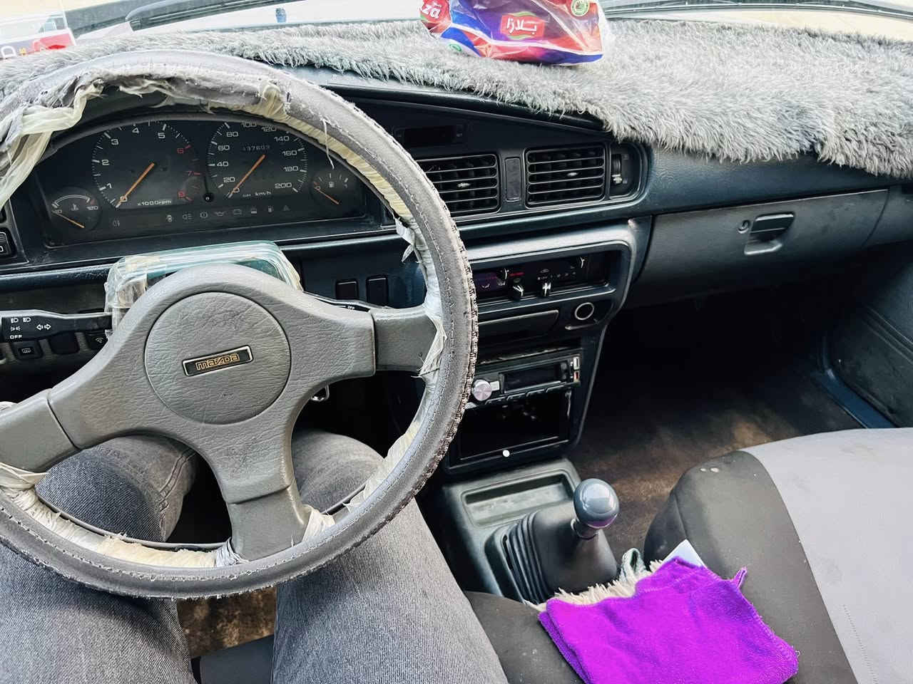 Mazda 626 1990
كير نضيف مكينة بيها صرف 
طخم ورا كدام حيل نضيف 
صبغها حلوو تايرتها نص عمر 
كهربائياتها شغالة ترايك وين متريد
شرط التحويل سنويه جديدة لل 2030
التوصل فقط علرقم 
***********
