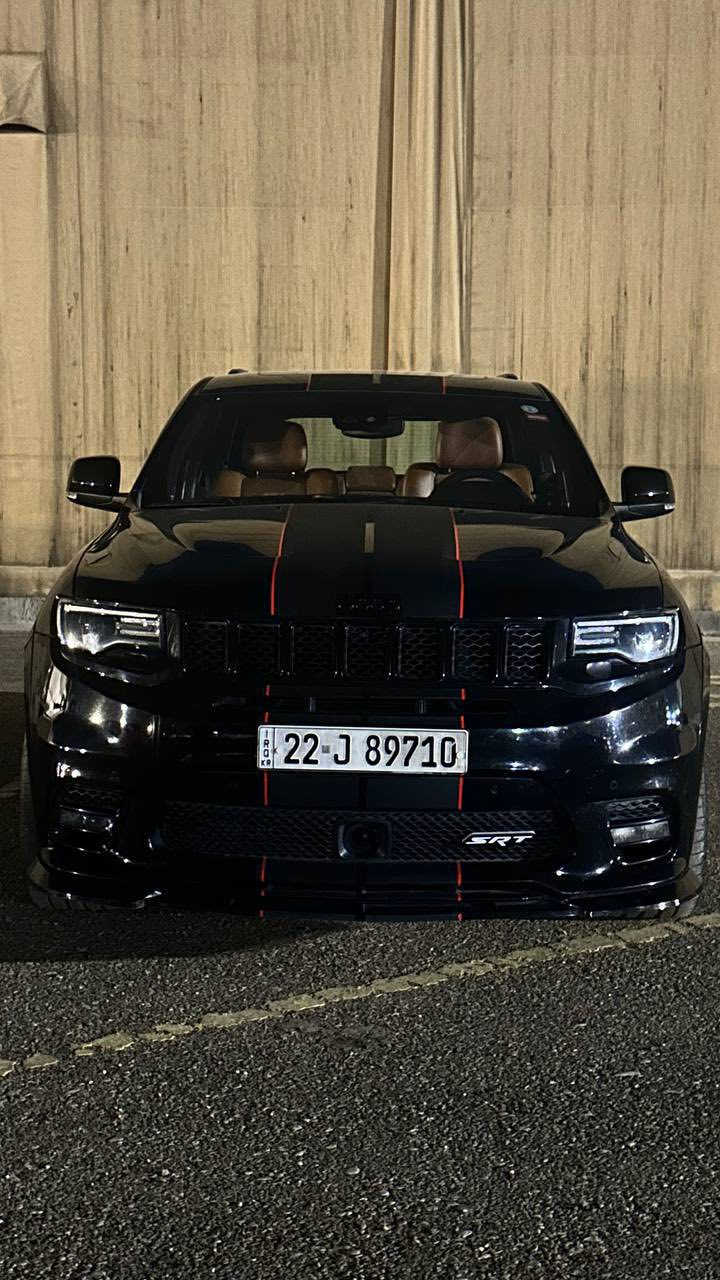 للبيع
جيب كراند شيروكي SRT
موديل  : 2021
وكالة هارلم 
السيارة بحالة الوكالة

محرك : 8 سلندر سعة 6.4 لتر 🚀 

القدر الحصانية : 485 حصان 🚀 

السيارة فول مواصفات 1/1 

رقم : اربيل بأسم المالك وتحويل مباشر . 

ماشيه : 82 الف حقيقي .  

عليه تفريغ و اكزوز رياضي 

كلين تايتل كفاله عامه السيارة على وضع الشركة 

لون  مميز جداً 

العنوان : بغداد . اربيل 

السعر : 41 الف دولار و بيه مجال بسيط 

الرقم: ***********

