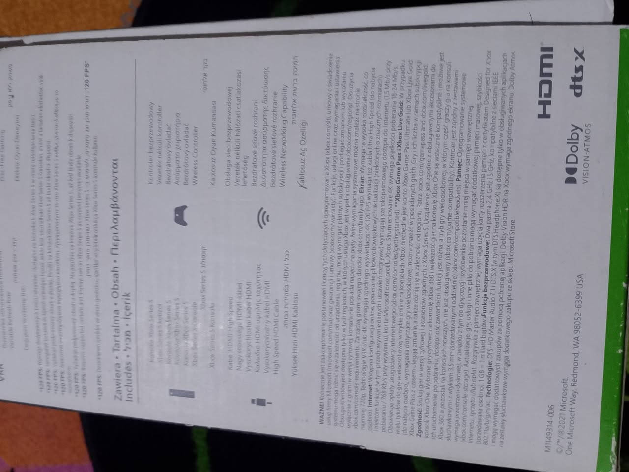 سلام عليكم اكس بوكس سيرس S نضافه 90%100 بي شتراك شهرين وبي لعبه مودرن 3 وماي كرافت وكراش وبي بعد العاب ويا ملحقاته ويا جوستك يدات اثنين الصليه وحده مشتريه برتقالي السعر 350 وعندي شاشه الاسم موجود بصوره موصفات فول اجدي 200هرتز السعر 150  عنوان بغداد يوجد توصل بغداد ول توصيل مباشر يجيك بنفس ساعه ‏‪0777 021 9081‬‏
