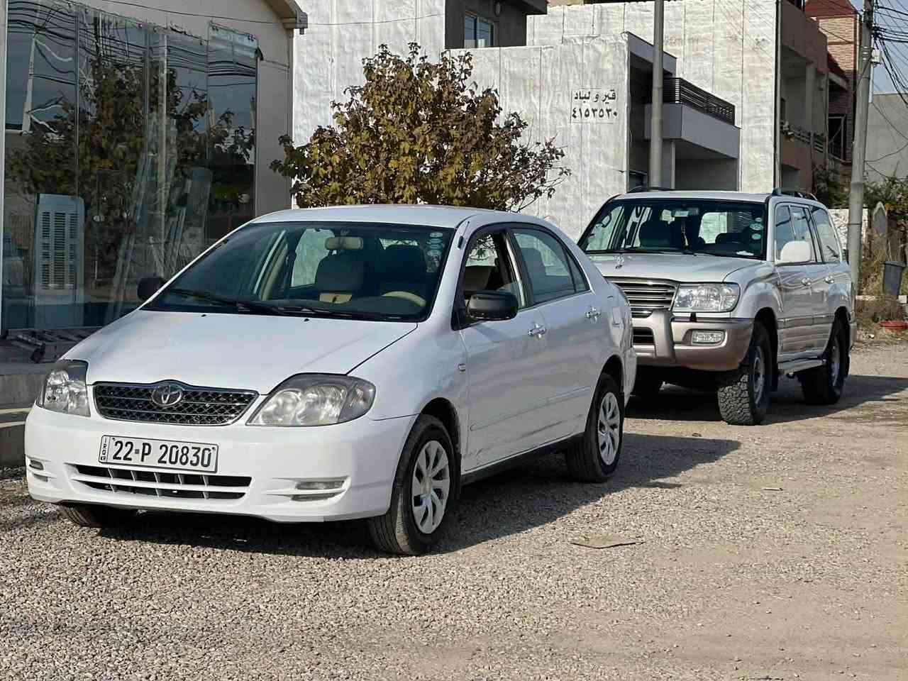 کرۆلا 2004 سبوغ عام لەسەر ساغی
 تەکسی بووە کراوەتە خسوسی 
مەکینە ١٦ ی یارسی لەسەرە 
سەیارەکە زۆر پاک و خاوێنە 
سەنەوی و رەقەم و ژینگە و هەمووشتی نوێیە 
سعری 65 وەرەقە و معامەلە 
شوێن هەولێر 
رەقەم تەلەفۆن *********** أربيل, العراق
