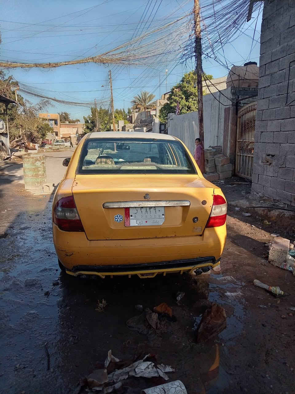 سلام عليكم طيبة للبيع مديل 2014ضربة جاملغ خلفي السيارة داخل نضيف مكينة نضيفة المكان الحسينية الراشدية السعر ٢٣قفل الرقم تواصل واتساب ***********
