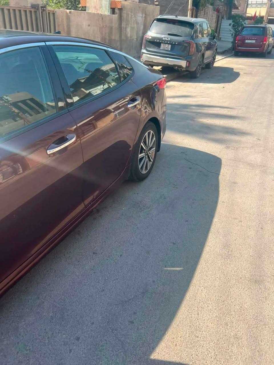 لام عليكم 
كيا اوبتما2019 وارد امريكي حادثها جاملغ وباب خلفي 
رقمها جديد بسمي 
مواصفات
سقف بنراما
مانع تزحلق
تبريد بيانو 
شاشه كبيره 
تحكم قياده 
مثبت سرعه
رادار امامي
توقف ذاتي
سياقه ذاتيه 
سعر السياره132 وبيها مجال 
الرقم ***********
