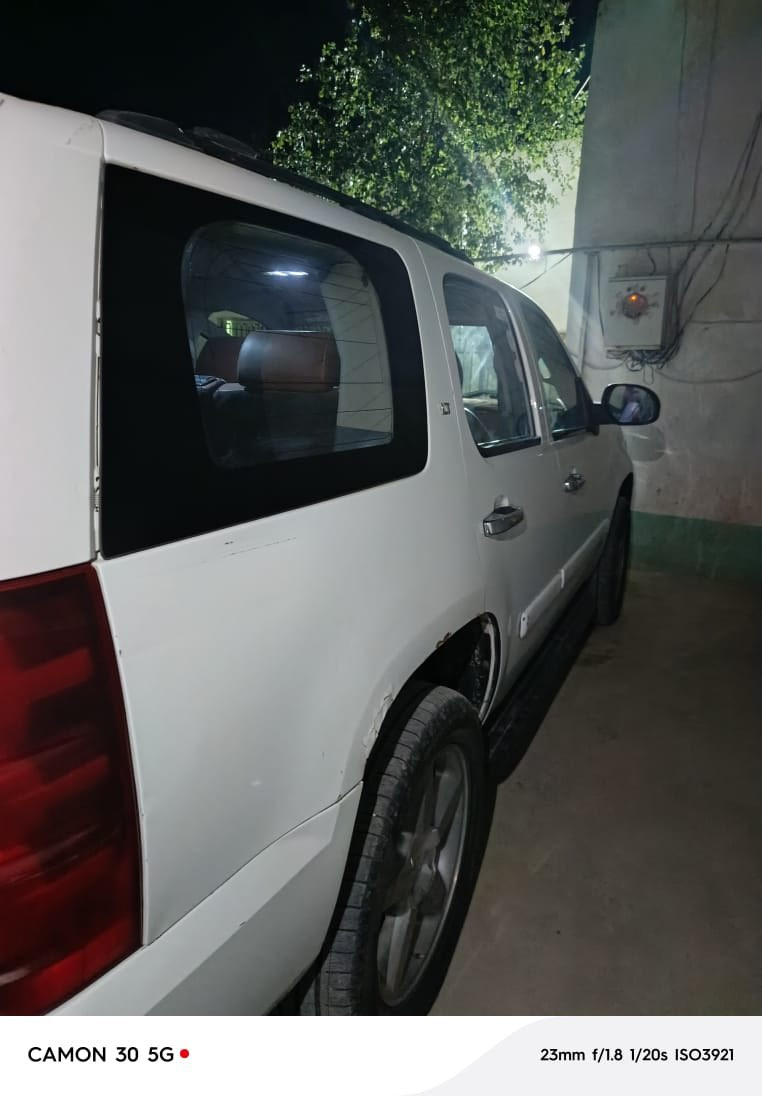 سلام عليكم للبيع تاهو موديل2009سياره جاهزه من كلشي تخم تاير محرك 5300 فئه. LT رقم بغداد إنكليزي بسمي بيه منضومه غاز سياره كلين  بيه قطع صبغ موجوده بالسونار بالصور سياره رايده ب165 قفل***********
