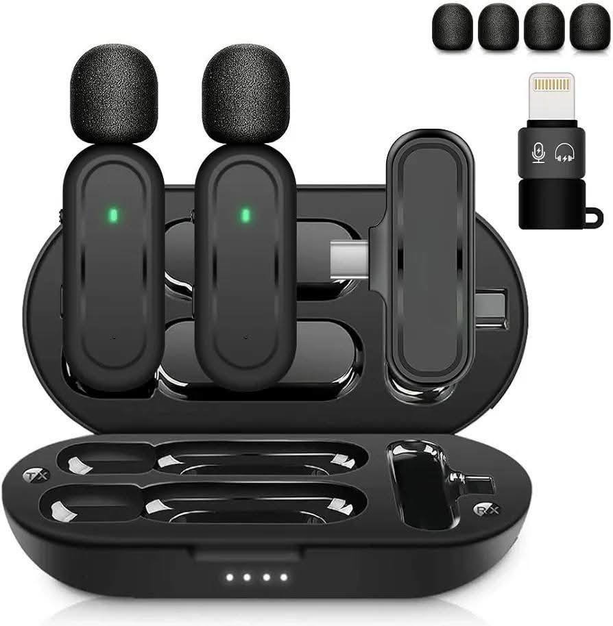 هذا المنتج عبارة عن ميكروفون لاسلكي صغير طراز K61.
يتضمن الميكروفون وظيفة ذكية لإلغاء الضوضاء لضمان صوت واضح. 

يعمل مع أجهزة الآيفون والأندرويد، ويأتي مع علبة شحن مدمجة. 

يتميز بنطاق انتقال يصل إلى 40 متراً ويوفر عمر بطارية يصل إلى 3 ساعات. 

يأتي الميكروفون بنمط قطبي متعدد الاتجاهات لالتقاط الصوت من جميع الجهات.


**إذا كنت صاحب هذا الإعلان وتريد حذفه لأي سبب، رجاءا أرسل رسالة إلى الدعم الفني**