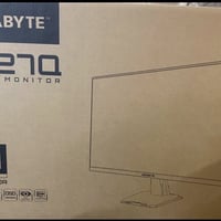 مونتر كيكابايت 2k 1440p 165hz fast ips flat مستعمل للبيع نظافة ١٠٠٪؜ ب...