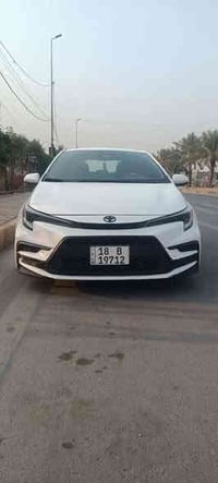 كورولا SE  موديل ٢٤ رقم بابل باسمي حادثها جانبي شطح عكس السائق مصبوغ  ...