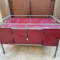 قفله اثاث • تخت حديد • كونتر ابيض