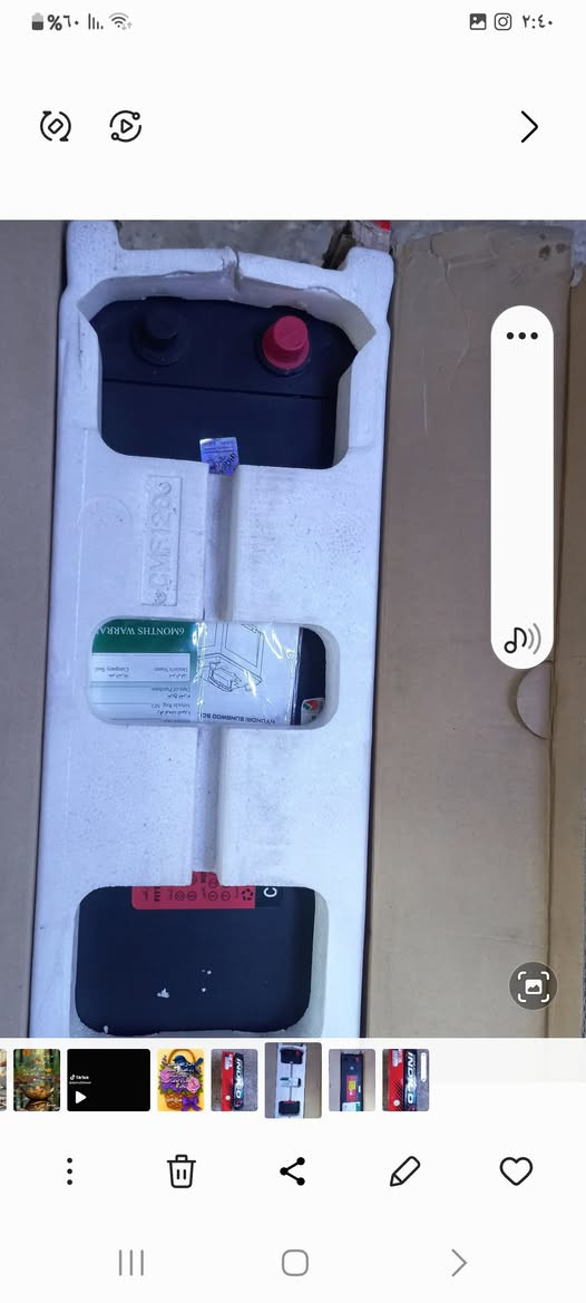 باتري للبيع قياس ١٢٠ امبير السعر ١٢٥ الف مع القديم كوري اصلي هاتف***********  تك واحد عندي بغداد الاعظميه بي ضمان شرط التشغيل
