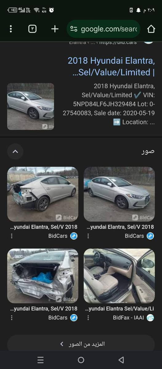 سلام عليكم النترا موديل ٢٠١٨فول مواصفات محرك ٢٠٠٠دوش حادث فقط صندوك وجاملغ الأيمن بس صبغ السعر ١٣٨ وبيها مجال ***********
