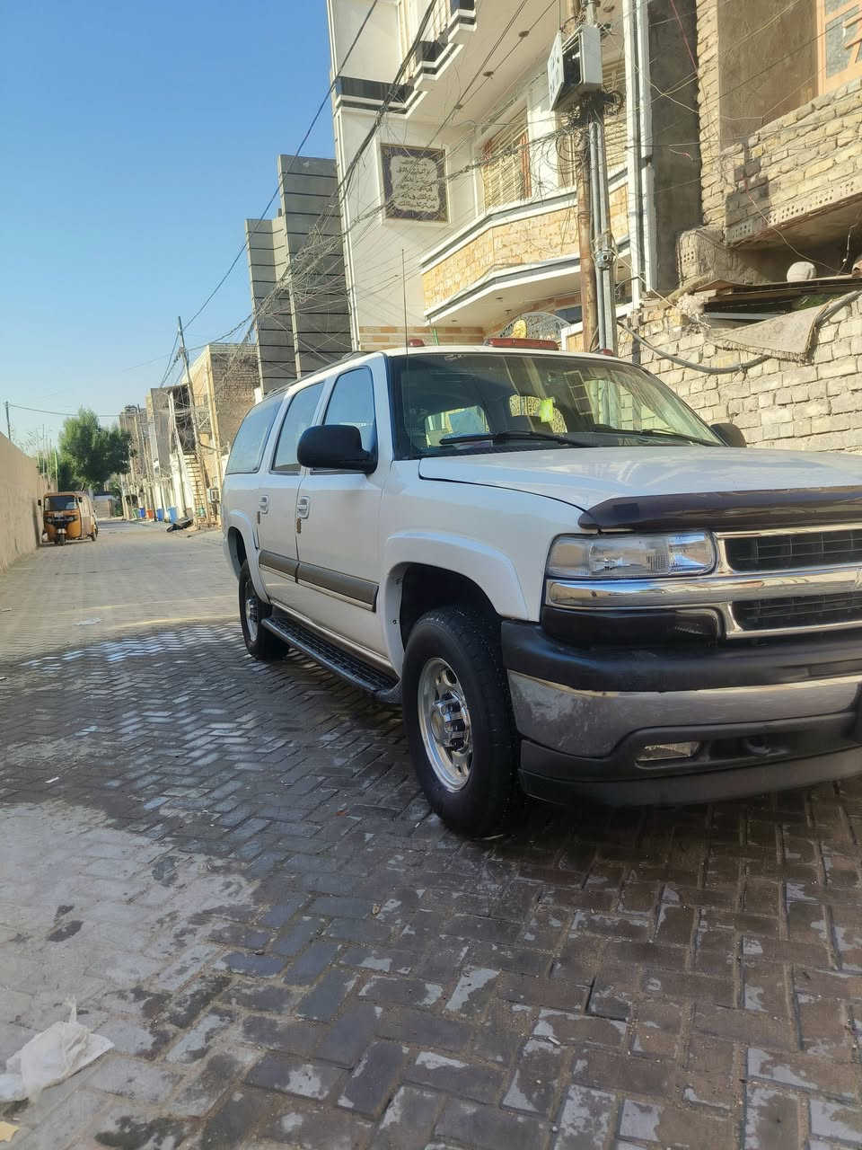 سلام عليكم جمسي موديل 2002 مكينه 6100 كير 1000 تخم تاير دوشمه جديده السعر 85 المكان بغداد مدينه الصدر لاستفسار علئ هاذه رقم***********
