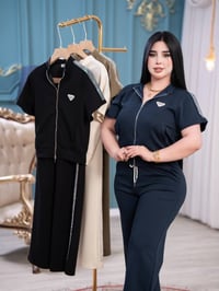 سوت رياضي • قماش سوفت قطن • مقاسات M,L,1XL,2XL