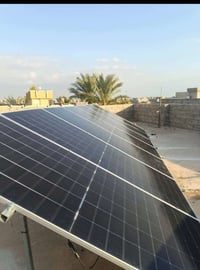 منظومة طاقة شمسية • ٧ ألواح 600واط • قريه شميط كركوك