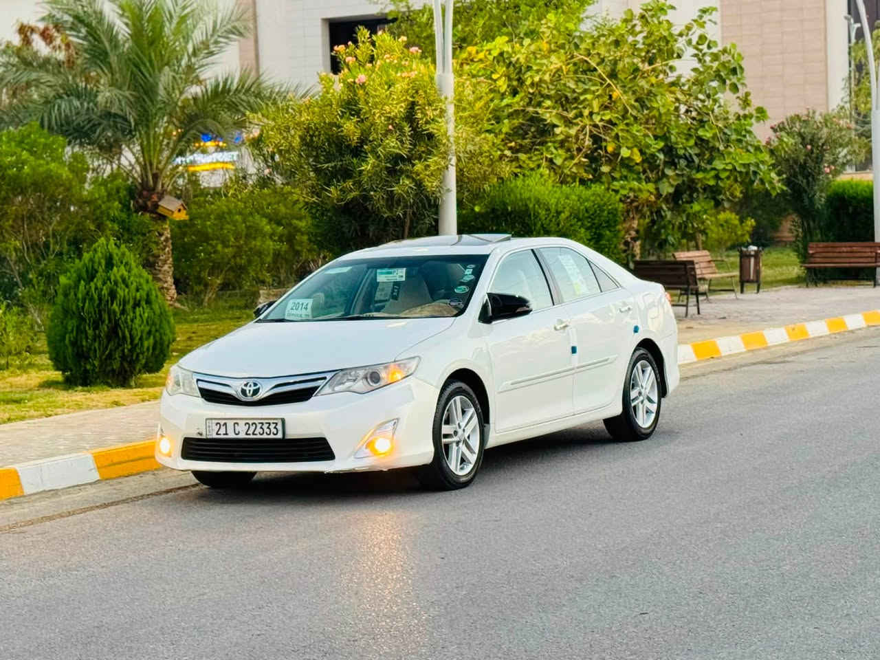 السعر ب133$مجال بسيط
كامري 2014خليجي فول مواصفات 1/1
رقم سليمانيه سنويه لل2030
شرط الغرامات والتحويل
ماشيه 200km
⛓️‍💥محرك 2400VVTممفتوح شرط لاتبخير ولاتنقيص 
⛓️‍💥كير اتوماتيك بدون اي عيب مال بيت"
مواصفات 
فتحه بصمه ابواب وتشغيل برده صاج تبريد قطعتين وبعد بيها هواية مواصفات 

تدفئة /تبريد/كهربائيات/صدر/تايرات/كلها مكفوله 

⚒️سياره استخدام شخصي جديده برغي ما ناقصه
⚒️سياره بيها جاملغ السايق والخلفي بدون اي حادث شرط خاليه من البارد والشخط شرط السونار مع الصور Ⓜ️

السعر 133$💸

تايرات 4️⃣ جديدة 🆕 
صدر امامي خلفي كلا جديد 🆕 
مكان السيارة صلاح الدين تكريت الديوم
رجاءً ما أقفل سعر بالتلفون تعال وتدلل 
للاستفسار
***********
