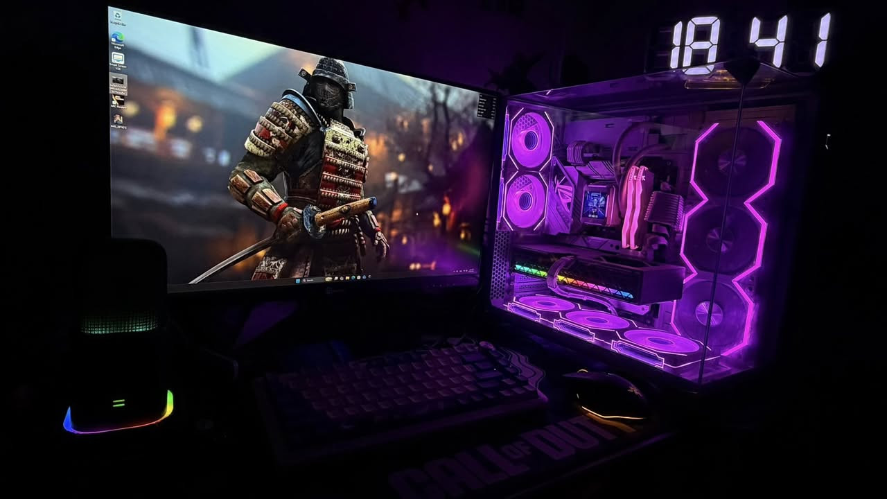 السلام عليكم شباب تجميعتي للبيع 
core i5 14400F معالج-1
nitro plus rx 9060xt 16gb كرت شاشة -2
asus rog strix z790-A gaming wifi ii مذربورد-3
t-force 32 16x2 6000mhz ddr5 رامات -4
ssd m.2 (w.d plack 2T 7450mhz) هارد -5
corsier 1200W بور سبلاي -6
astroshel 360 lcd مبرد-7
lian li 011 vision compact كيس -8
9-مراوح شبيه ليانلي ٣ ادخال مع ٢ اخراج
10- كوستك كيبل بورد سبلاي لون ابيض
11-شاشة كيمنك كيمر تاك 2k
12-ماوس رايزر v3 
13-كيبورد ريد دراكون اصلي واير ليس اخذته ب٩٠
14-مايك ريد دراكون اصلي نقاوة صوت عالية
ابيع كلها شباب ميز وكيبورد وماوس وشاشة
السعر مليونين ونص 
وبي مجال للطيبين مجال بسيط 
التجميعة يشهد الله خرافية بس احتاجيت كم فلس 
‏***********
