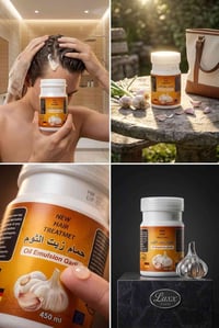 سر القوة واللمعان في عبوة واحدة! ✨ ​استعيدي حيوية شعرك مع "حمام زيت ال...