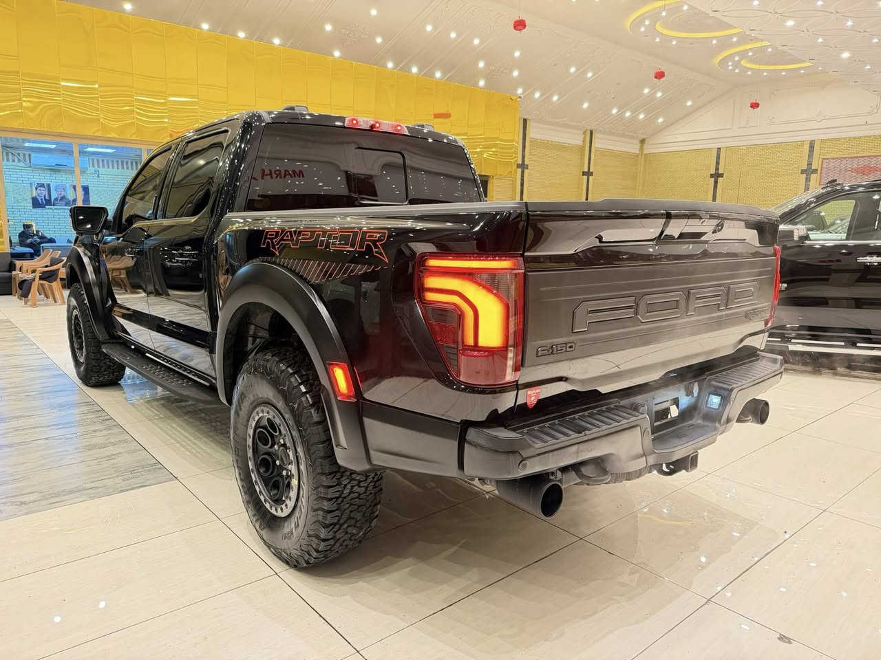 MCA IRAQ 
——————————
BRAND : FORD F150
CLASS : RAPTOR F37
ENGINE : V6 - 3.5T  - 4x4
STATUE : CLEAN TITLE كلين تايتل 
YEAR : 2024
PRICE :  $ 
COUNTER :  37,000 MILE
IMPORTING : وارد امريكي
ADRESS : Erbil , أربيل شارع ١٠٠م صف دائرة گمرگ
FOR IFORMATION CALL US :
MARHABA CARS 
 📞 : ***********
📞 : ***********

