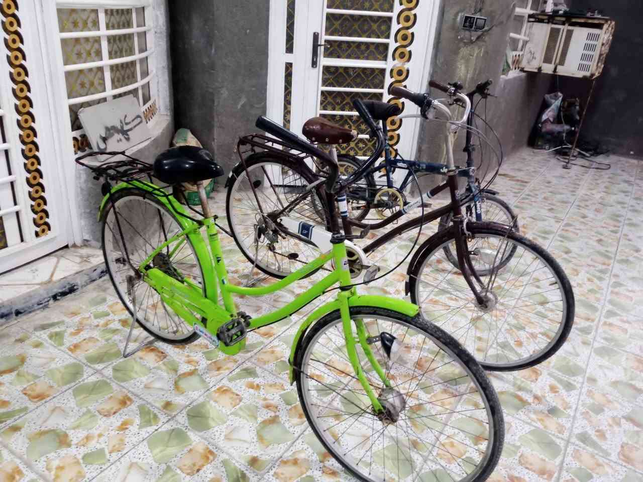 سلام عليكم بيسكلات للبيع ياباني حجم 26 كير وحساس ***********تفاحي سعرة 70 ول ثاني سعرة 90
