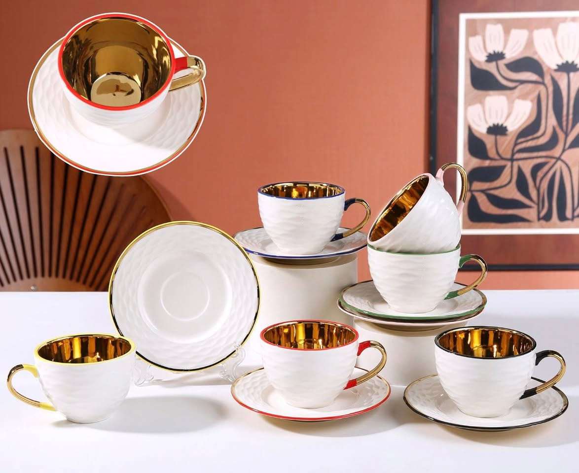 Hand-Painted Ceramic Coffee Cup with Electroplated Design.

We are ceramic factory from China Chaozhou.

Welcome to contact me for more products informations.
WhatsApp / WeChat :008613539376256

#CeramicCoffeeSet #importfromchina #CoffeeCupSaucer #homeware #coffeecup #handmade #mug #HandPainted #housegoods #household


**إذا كنت صاحب هذا الإعلان وتريد حذفه لأي سبب، رجاءا أرسل رسالة إلى الدعم الفني**