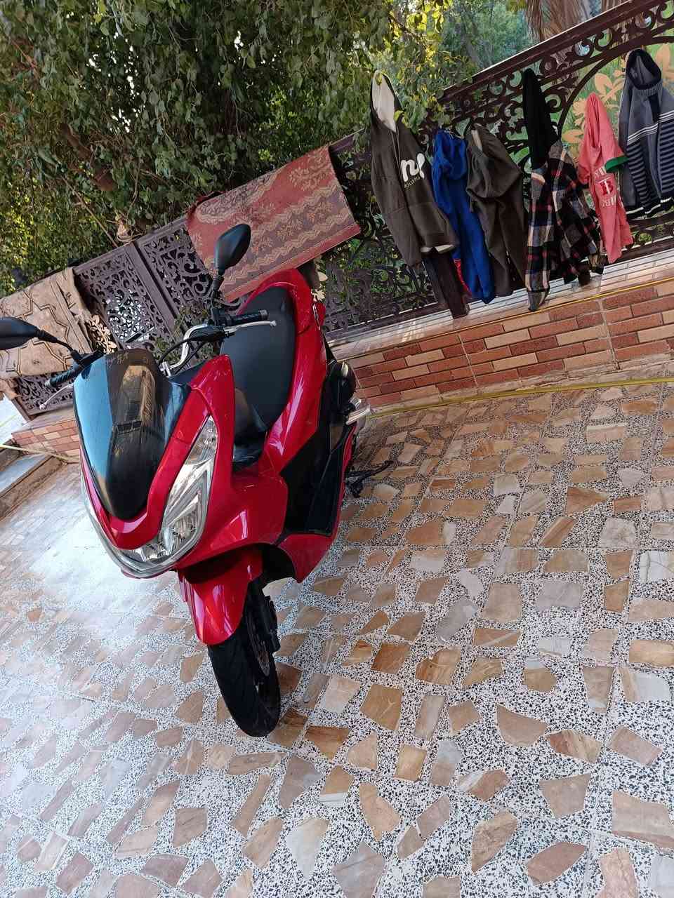 سلام عليكم pcx جيل ثاني ياباني  مكينه ناعمه شلعه معدل فول كهربائيات كلها شغاله حساس زدحام حساس ستان الدراجه مال جناي خير من الله العنوان بغداد الشراي يتصل *********** السعر 10ونص
