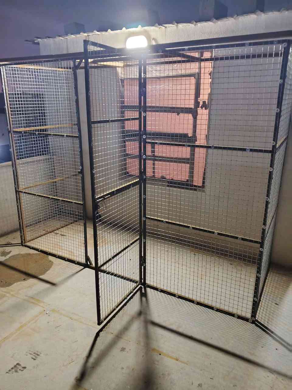 مرحبا عندي هذا قفص للبيع مابي خلفية يتثبت على حائط . ارتفاع مترين وعرض مترين و70 وعمق متر للبيع سعره 100 وبي مجال


**إذا كنت صاحب هذا الإعلان وتريد حذفه لأي سبب، رجاءا أرسل رسالة إلى الدعم الفني**