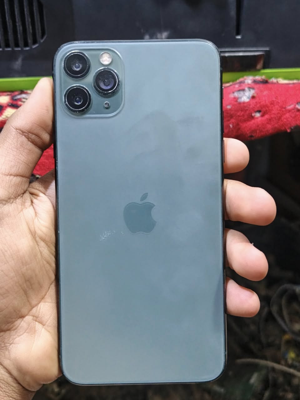 سلام عليكم ايفون ( IPhone 11 Pro MAX) جهاز مبدل شاشه اصليه بطاريه جهاز نضيف البيع أو مراوس البيع (210 وبي مجال عنوان ديالى بعقوبة (***********)ملاحظة فيس أيدي شغال بس الكامره الماميه واكفه الخلفيه شغاله
