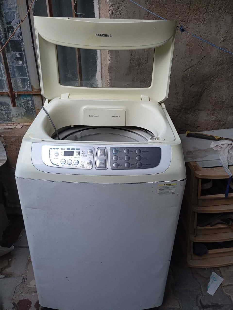 غساله بحاله جيده بودون تصليح بلاديه 15 كيلو 225 الف


**إذا كنت صاحب هذا الإعلان وتريد حذفه لأي سبب، رجاءا أرسل رسالة إلى الدعم الفني**