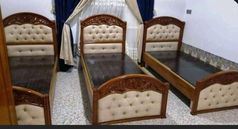 سرير  نفر 🛏️
#السعر  180  الف

القياس مترين × ٩٠

خشب زان 

توصيل مجاني بغداد
اطراف بغداد ١٠

محافظات قريبه 50 الف
جديد جديد جديد غير مستعمل 🛑🛑🛑 
للحجز خاص 🛑🛑🛑🛑🛑🛑


**إذا كنت صاحب هذا الإعلان وتريد حذفه لأي سبب، رجاءا أرسل رسالة إلى الدعم الفني**