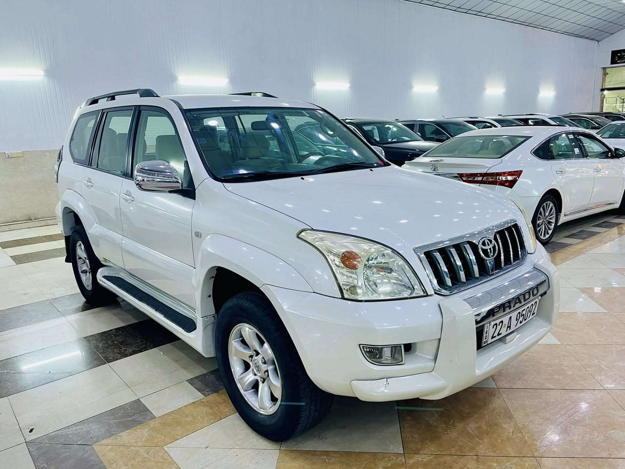 Prado 2008 مكفولة بدون صبوغ 4 سلندر عنوان أربيل 
***********
وتسأب
