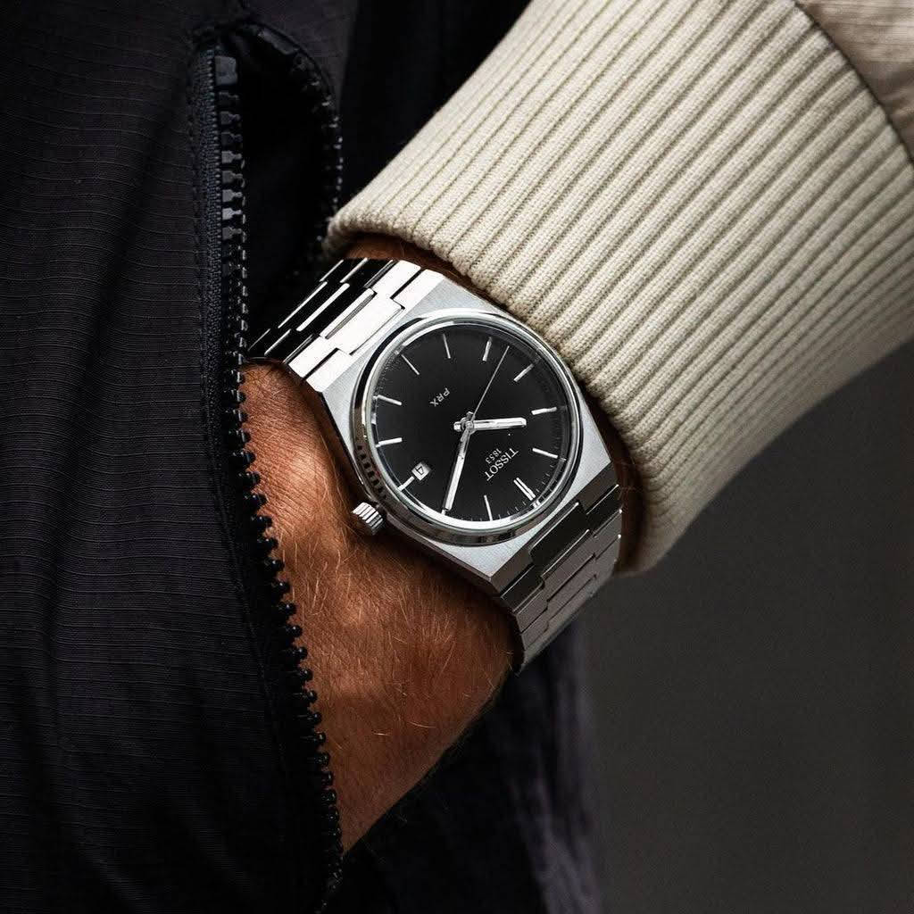 TISSOT
250 الف فقط

ساعة تيسوت بي ار اكس كوارتز مينا اسود بسوار ستانلس ستيل فضي للرجال - T137.410.11.051.00
وزجاج ياقوت كرستال مقاوم للخدش 
بقطر 40 يناسب المعصم 
مكنه ايتا ذهبيه 3 جواهر 

شراي تفظل خاص 

توصيل متوفر لجميع محافظات العراق.


**إذا كنت صاحب هذا الإعلان وتريد حذفه لأي سبب، رجاءا أرسل رسالة إلى الدعم الفني**