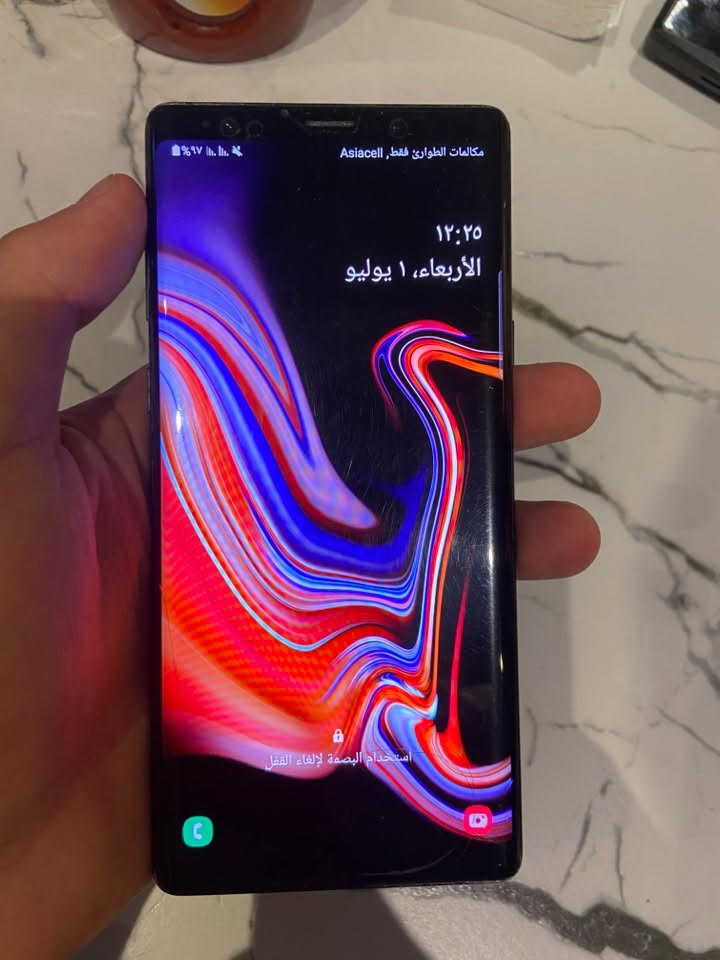 للبيع سامسونج نوت 9
ذاكره 128 
رام 6 

مبدل مدخل شحن فقط 
اللمس وليس الشاشه بيها فطر بسيط .. 
سعر 120 
للتواصل ***********
