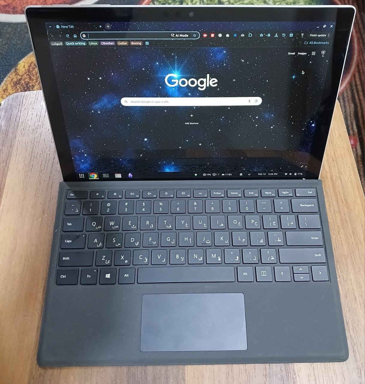 للبيع Surface Pro 5 

المواصفات:

CPU: Intel Core i7-7660

RAM: 16GB

Storage: 512 NVMe SSD Samsung 

GPU: Intel Iris Plus Graphics 640 (Shared) 8GB

Screen: 12.3" PixelSense دقة 2736×1824 ( 3K) 60Hz

Battery health: تقريباً 94%

الحالة:

الجهاز نظيف ✅

التاتش شغال ✅

الواي فاي والبلوتوث شغال ✅

الملحقات:

شاحن ✅

كيبورد ✅

قلم ✅

كفر كامل ✅

السعر المطلوب: 560 ألف


**إذا كنت صاحب هذا الإعلان وتريد حذفه لأي سبب، رجاءا أرسل رسالة إلى الدعم الفني**