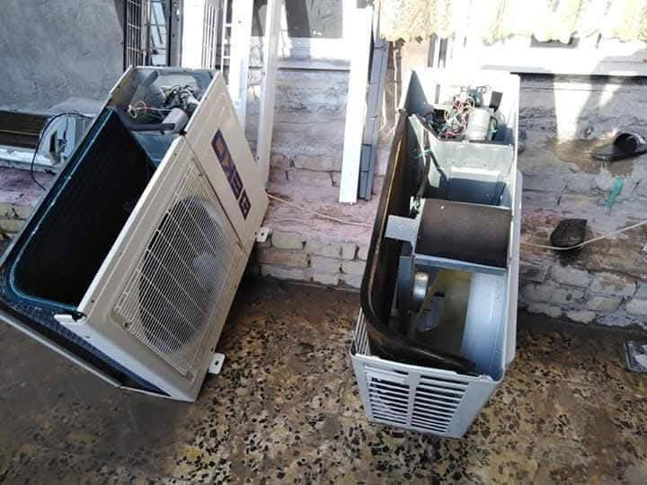 ورشة الا أخوين
تنصيب سبالت
صيانه سبالت ومكيفات
غسل سبالت ومكيفات موقعي داخل البيت
تصليح ليك وشحن غاز 
فتح السبالت وتنظيفها وغسلها واعاده تنصيبها باسعاااار مناسبه
اتصل والباقي علينا نجيك لباب البيت

نجف حي ميسان 
 اتصال
*********** وتساب
***********واتساب
