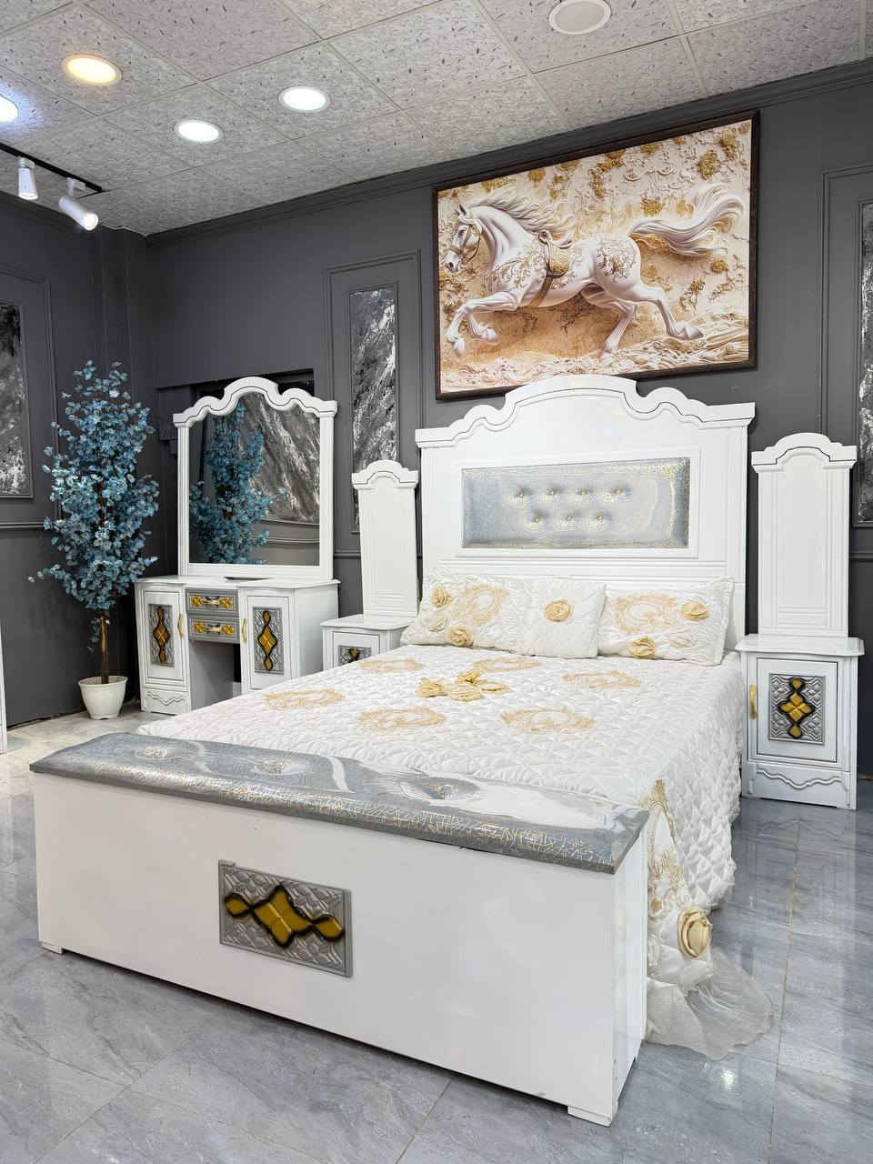 غرفة اخشاب  بسعر خاص 🔴

تخفيض جاهز للحجز 🔥

🔅تفاصيل الغرفة ....
صاج خارج ٤ملم ام دي اف 🔺
وداخل صاج ٣ملم 
صبغ مرمري درجة اولى 

عدد القطع  ٧ قطع 😍
🔺1 //جرباية  قياس  ١٦٠ × ٢٠٠ 
🔺//ميز جانبي ايسر قياس ٥٠
🔺2// وميز  جانبي  قياس ٥٠
🔺3// زاوية ارتفاع مترين عرض ٨٠
🔺4// وميز بلازمه  
🔺5//وميز مراية ارتفاع مترين عرض ١٢٠
🔺6// وكنتور ٦ باب  ارتفاع مترين و١٥ طول ٣ متر و١٥
القطعه الثامنه حسب طلب الزبون 
الشازلون العادي 50 الف 
الشازلون المخزن 75 الف 

الاستفسار اكثر خاص


**إذا كنت صاحب هذا الإعلان وتريد حذفه لأي سبب، رجاءا أرسل رسالة إلى الدعم الفني**