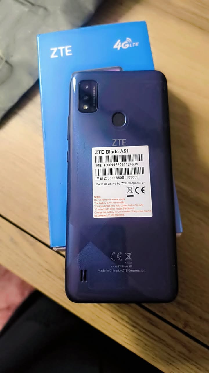 موبايل نوع ZTE Blade A51 جديد غير مستخدم ابدا جديد بعدة بكارتونتنة 
المكان ديوانية  السعر 150 الف
للاستفسار الاتصال على *********** ديوانية, القادسية
