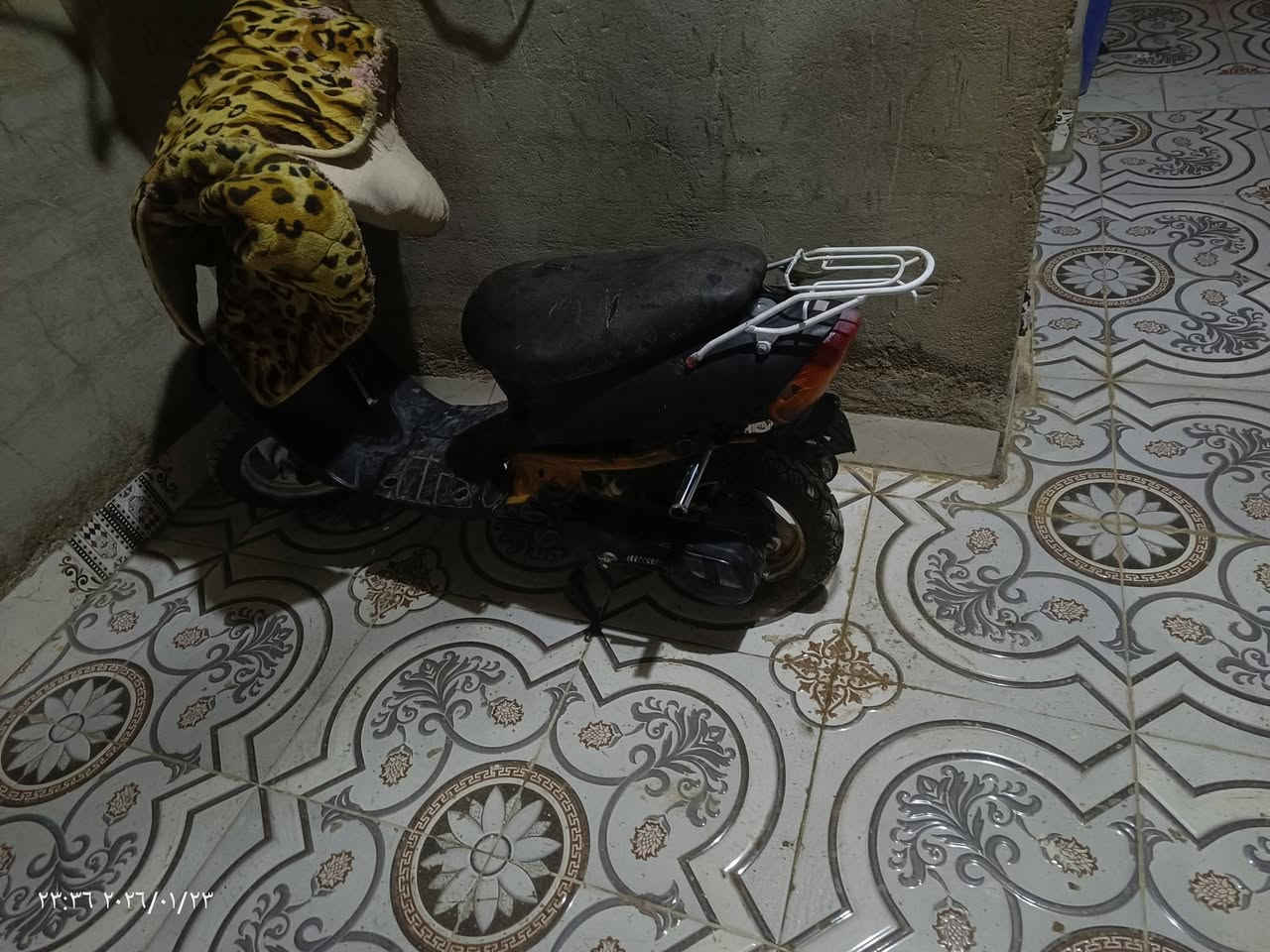 السلام عليكم دراجه بيجي 60 للبيع دراجه طافيه روزها بس بوشو بستم دراجه ماكينتها كل جديد عوسه بسبوش وبستم مكاننا واسط قرب مستشفى الكرامه***********
