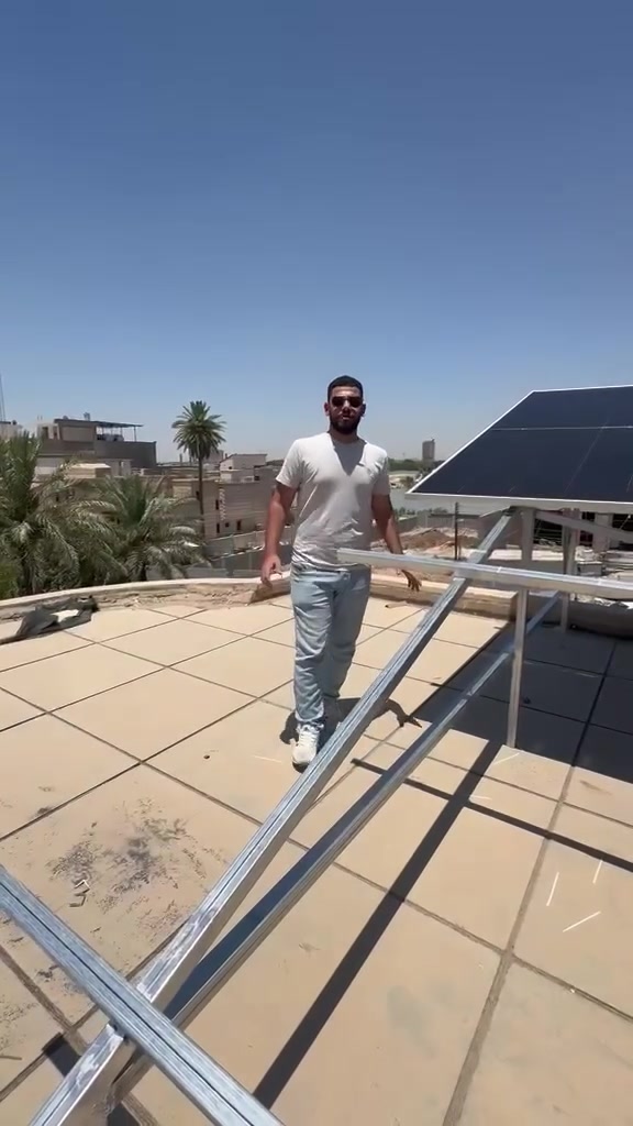 🔺️ منظومة طاقة شمسية 20أمبير نهاري
 15 امبير ليلي 

⭕️منظومة رقم (378)

 📍موقع الدورة

 بطارية ليثيوم فوسفات الحديد
بسعة 15 كيلوواط 
ضمان 5 سنوات 

انفيرتر felicity 8kw 
يجي بنظام mppt
هايبرد 
ضمان ٢ سنه 
 

الواح Jinko 720w
 مقاوم للغبار 
24 باسبار وجهين
ضمان 12  سنة 

للاستفسار زيارة مكاتبنا في بغداد او الاتصال على الارقام التالية  :
 
📍 مكتب حي الجامعة - مجمع النهرين التجاري - مجاور جامع ملا حويش :
م. رانيا ***********
م. سيف ***********
م. يوسف *********** 
م. نجم ***********

 📍 مكتب شارع الصناعة - مجمع العلوية - مجاور مستشفى العلوية للاطفال : 
م. شهد ***********
م. سؤدد ***********
م. حمزة ***********

قسم الصيانة والمتابعة الدورية :
م. عبد الغفور  ***********
