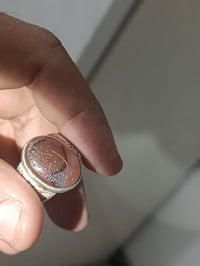 يماني طبيعي صياغه ثقيله  مخطوط  حر  قياس 24 /25 وزن 19.38 غرام  078918...