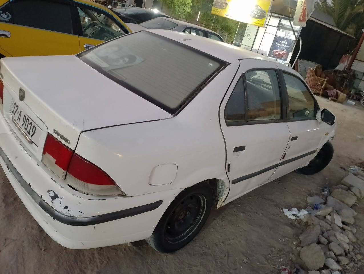 السلام عليكم
سمند 10 

مكينه وكير نضيفات 

حداديه تخم تاير جديد 

تبريد نقص غاز فقط 

سنويا ل 30 مداور ثاني يوم 

السعر 25 وبيه مجال 

السماوه السكك مكتب الحچيمي 

***********
