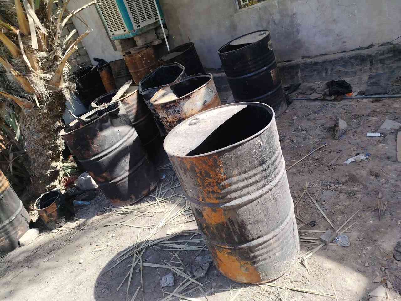 براميل فارغه البيع  مكان النجف الاشرف  ***********
