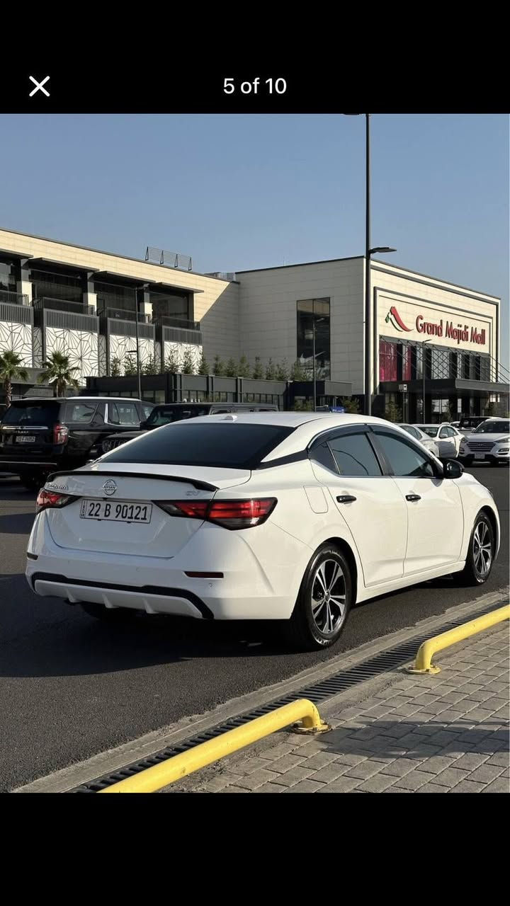 نیسان سینترا ئە مریکی 2022 SV  سپی بەفری  فول فول جوانکاری کراوە 4 پارچە ی بویاغە بێ داخیلی 78کم روشتوە شوین سوران نرخ 138 مجال ژ.م *********** أربيل, العراق
