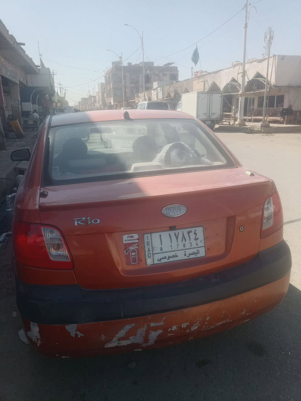 سلام عليكم كيه ريو موديل 2006مصبوغه عام بدون ضربه قويه مكفولة من العيب الشرعي تبريد شغال طخم تاير حداديه مشط باتري كله جديد 60وبيه مجال قليل مكانه ناصريه المركز***********
