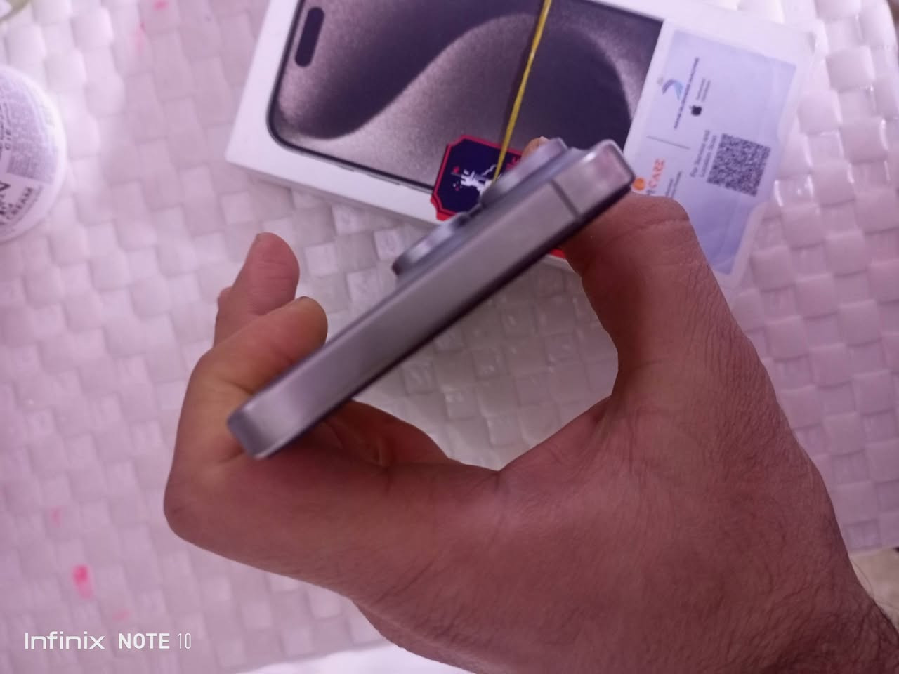 ايفون 15 برو ماكس
ذاكرة 256 
بطارية 89
جهاز مكفول من الشخط ملحقات كاملة
السعر مليون و100

بغداد حي النصر
اتصال / وتساب ***********
