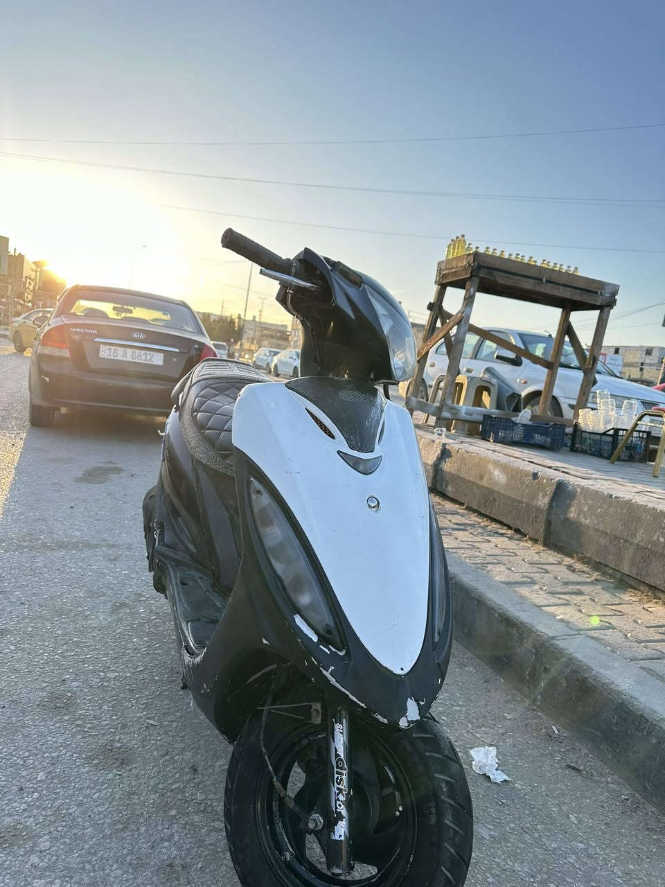 دراجه كامكو البيع جديد كلش كل نقص مابيه مكفوله من كلشي مكينه جديده شلعه معدال وفول السعر 350بي مجال ***********
