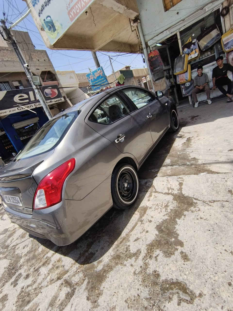 سلام عليكم نيسان سني ٢٠١٩ بسمي مكينة كير تبريد كهربائيات دواخل تبديل صبغ مكفووول ماشية ١١٠حقيقي تخم تاير جديد قبل سبوع شديتة بيهة مكانات بارد بلباب لخلفي متبين بلصور مكاني بغداد الحرية ***********
